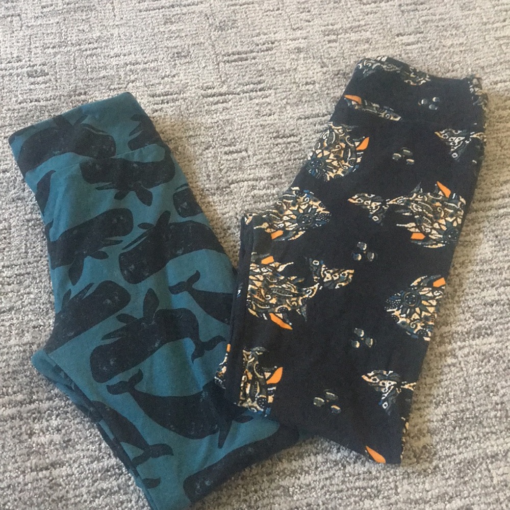 Lot of Two Luluroe OS Leggings!